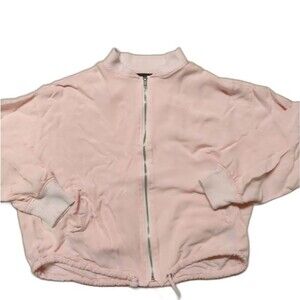 Steve Madden Jacket Size Medium Womens Pink Zip Lightweight
